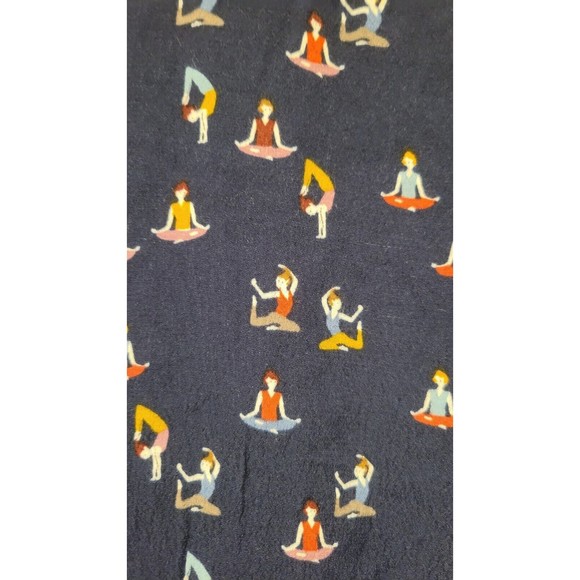 Zara Trafaluc Yoga Pose novelty print Long Sleeve Mini Dress Small - Picture 3 of 8